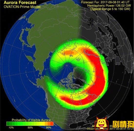 2017年东北哪里可以看到极光 12年最强耀斑抵达