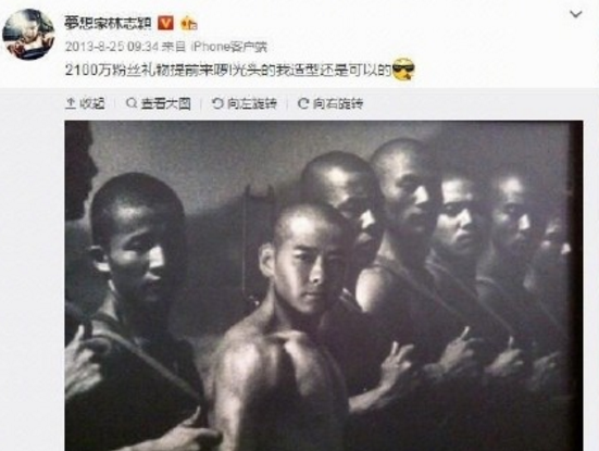 林志颖晒p图被罚34.5万 朱庆福的画很有名吗 林志颖晒p图被罚34.5万 朱庆福的画很有名吗